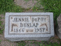 Jennie <I>DePoy</I> Dunlap 
