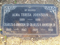 Alma Teresa <I>Robins</I> Johnston 