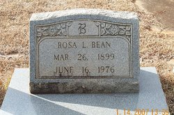 Rosa Lee “Sweet” <I>Brasher</I> Bean 