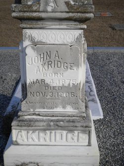 John Abel Akridge 