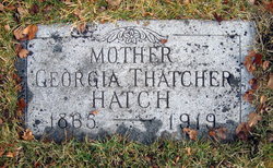 Georgia <I>Thatcher</I> Hatch 