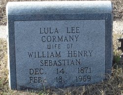 Lula Lee <I>Cormany</I> Sebastian 