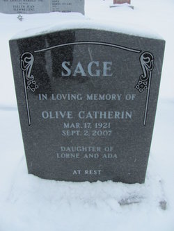 Olive Catherin Sage 