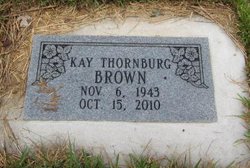 Kay <I>Thornburg</I> Brown 