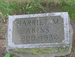 Harriet Matilda <I>Grabill</I> Akins 