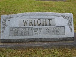 Esther Odell <I>Collier</I> Wright 