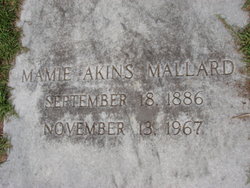 Mamie <I>Akins</I> Mallard 
