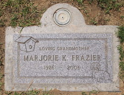 Marjorie Kathleen <I>Stone</I> Frazier 