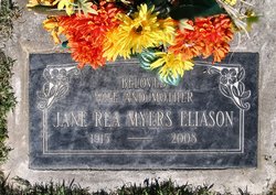 Jane Rea <I>Myers</I> Eliason 