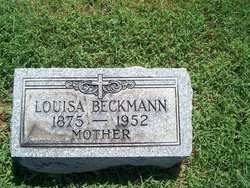 Louise “Lulie” <I>Hettinger</I> Beckmann 