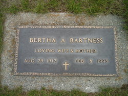 Bertha Augusta <I>Grupp</I> Bartness 