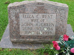 Eliza McCullers “Cullers” <I>West</I> Green 