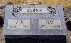 Mary May “Mollie” <I>Parrish</I> Barry 