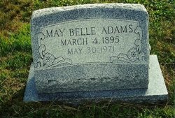 May Belle <I>Burrell</I> Adams 