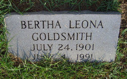 Bertha Leona <I>Findley</I> Goldsmith 