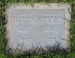 Maria Marta “Mary” <I>Lubke</I> Anderson 