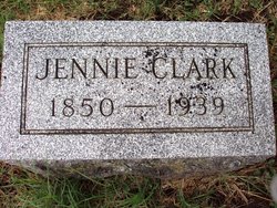 Mary Jane “Jenny” <I>Williams</I> Clark 