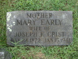 Mary Elizabeth “Lizzie” <I>Early</I> Crist 