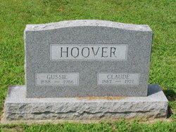 Gussie B <I>Hickman</I> Hoover 
