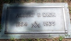 Albert E Dick 
