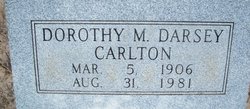 Dorothy Madeline <I>Darsey</I> Carlton 
