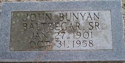 John Bunyan Baltzegar Sr.