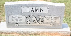 Ida Virginia <I>Camden</I> Lamb 