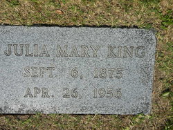 Julia Mary <I>Harwell</I> King 