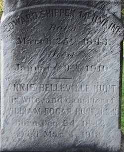 Annie Belleville <I>Hunt</I> McIlvaine 