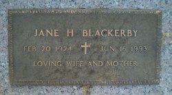 Jane H <I>Shores</I> Blackerby 
