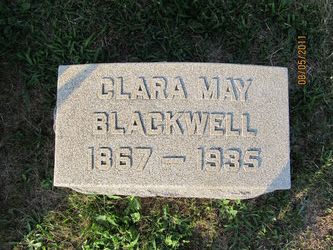 Clara May Blackwell 