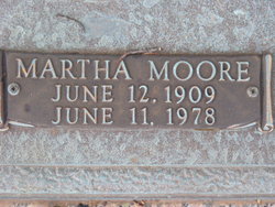 Martha <I>Moore</I> Baugh 