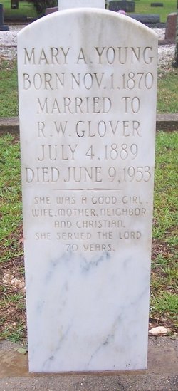 Mary Ann <I>Young</I> Glover 