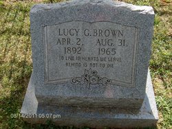 Lucy Greer <I>Dillon</I> Brown 