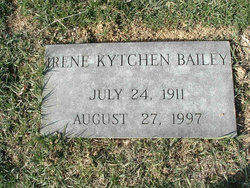 Irene Della <I>Kytchen</I> Bailey 