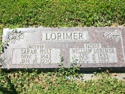 Sarah <I>Holt</I> Lorimer 