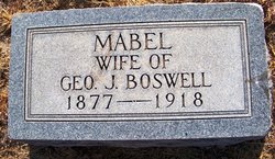 Mrs Mabel <I>McKinstry</I> Boswell 