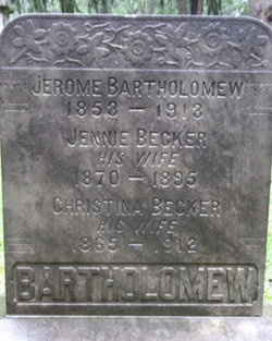 Jennie <I>Becker</I> Bartholomew 
