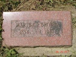 Martha Josephine <I>Dies</I> Brown 