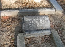 Bertha <I>Williams</I> Baldinger 