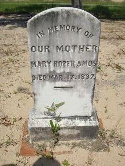 Mary Ann <I>Rozier</I> Amos 