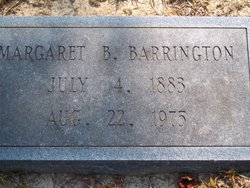 Margaret “Maggie” <I>Brock</I> Barrington 