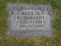 Alice Mae <I>Horton</I> Burkhardt 