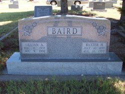 Lillian A. <I>Holiday</I> Baird 