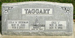Leila Ann <I>Sherman</I> Taggart 