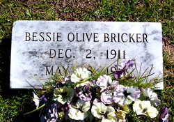 Bessie Olive Bricker 
