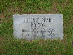 Queenie Pearl <I>Porter</I> Bolton 
