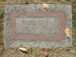 Hazel <I>Glenn</I> Given 