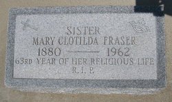 Sr Mary Clotilda <I>Aldea</I> Fraser 