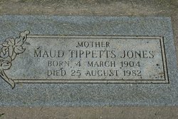 Maud <I>Tippetts</I> Jones 
